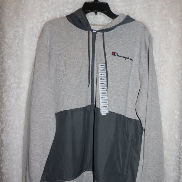 Champion men's jacket with hood and new with tags size large - Picture 1 of 6